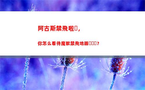 阿古斯禁飛啦，你怎么看待魔獸禁飛地圖？(阿古斯可以飛過去嗎)